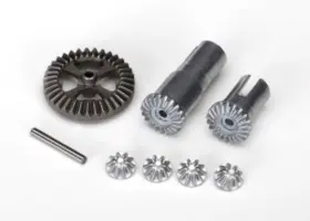 7579x Traxxas Latria Differential Metal Gear Set Latrax 7.5 Inches Silver