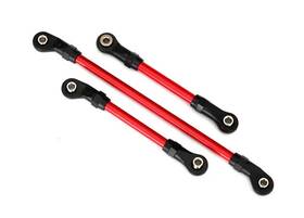 Traxxas 8146r Tra8146r Trx-4 Steering Line/draglink/panhard Link Red Powdered Coated Steel