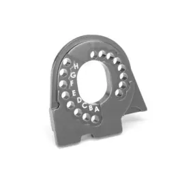 6061-t6 Traxxas 8290a Motor Mount Plate Aluminum Charcoal-anodized Trx-4