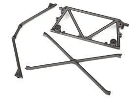 8433 Traxxas - Tube Chassis Center Support Cage Top Rear Black