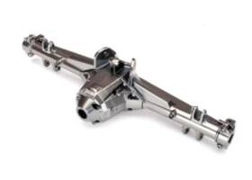 Traxxas 8540x Axle Housing Rear/differential Carrier Satin Black Chrome-plated