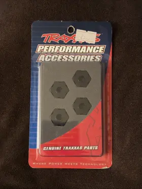 8956a Traxxas Wheel Hubs Hex Aluminum Black 4 4x13mm Screw Pins