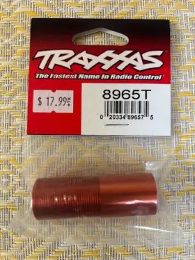 8965t Traxxas Part #8965t Gt-maxx Shock Body Aluminum Orange-anodized 1