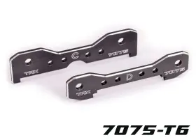 Tra9630a Traxxas 9630a Gray 7075-t6 Aluminum Rear Tie Bars For Sledge