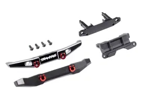 Tra9735x Traxxas 9735x Trx-4m Ford Bronco Front 1 And Rear Bumpers Aluminum Black-ano