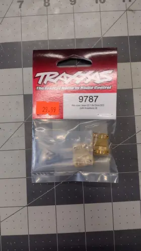 9787 Traxxas Part #9787 Brass Axle Cover 2 8 Grams /bcs W/threadlock