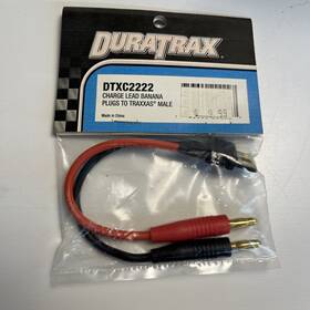 Traxxas Dtxc2222 Duratrax Charge Lead Banana Plugs To Male Nos