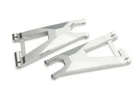 Tra10930x-slvr Traxxas Susp Arm Lwr Fr L&r Slvr Alum