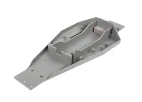 Tra3728a Traxxas Lower Chassis Gray 166mm Long Battery Compartment