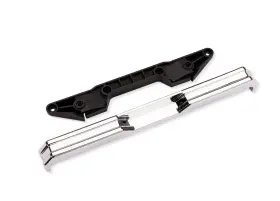 Tra7687 Traxxas 7687 X-truck Bigfoot #8 4x4 Chrome Rear Bumper With Support