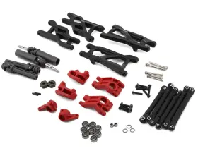 Tra9181red Traxxas Slash 2wd Extreme Heavy Duty Driveline And Suspension Upgrade Kit Red