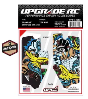 Upg-14262 Traxxas Upgrade Rc - Chassis Protector Stampede 4x4 6722 Top Hat