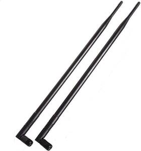 Treadalt-tec 2x8dbi 8dbi High Gain Long Range Dual Band Wifi 2.4ghz 5ghz 5.8ghz Medium Black