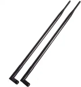 9dbi-2 Treadalt-tec 1.3ft 2x 10dbi Wifi Bluetooth Antenna Dual Band Omni Directional Black