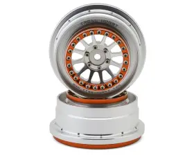 Tlhtudr23 Treal Hobby Type B Aluminum Beadlock Wheels For Traxxas Udr Orange/silver