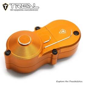 Treal Trlx003ws3o0v Losi Lmt Aluminum Outer Gearbox Housing Orange