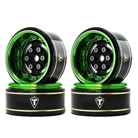 Tscx24-237 Treal 1.0 Beadlock Wheels Deep Dish Rims 4p For Scx24 Ax24 Fcx24 Trx4m 1/24
