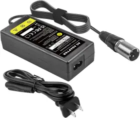 Tree.nb 653437462875 60w Scooter Battery Charger For Lashout Electric Bike 24v 2a Black