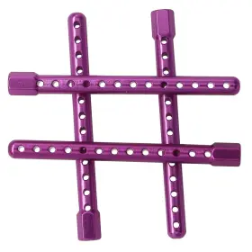 102037 Treehobby 4pcs Purple Aluminum Alloy Body Posts Upgrade Parts Mounts For Hsp Rc