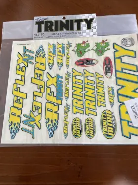 9019 Trinity Rc Vintage Decal Sheet Reflex Antique Sticker