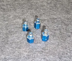 Tk-5014 Trinity Vintage Losi Xxx T Cr Bk2 Kinwald Aluminum Shock Mount Set Rare