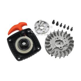 Ts 301-ts151852471 Easy Pull Starter With Flywheel Set In Us For 23-45cc 1/5 Hpi Baja Losi Goped Rc