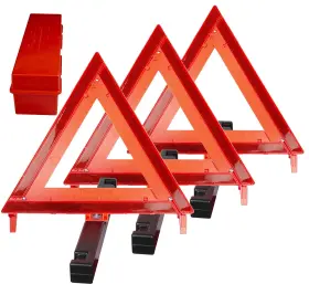 Tyrant Essentials 793618323806 Emergency Safety Warning Triangles Roadside Kit For Car Truck R