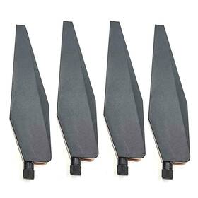 Ucckeyi 756597942352 4pcs Sma Female Dual Frequency Omnidirectional Antenna Compatible With Asus