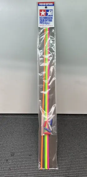 53132 Universal Tamiya Fluorescent Color Antenna Pipes 4 Touring Pan Car Ta01 F103 Rc