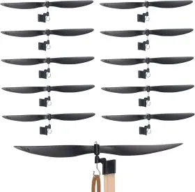 Unlabeled 445011431420 6-inch Plastic Propellers 10 Pack - Build Rubber Band Airplanes Helicopters A