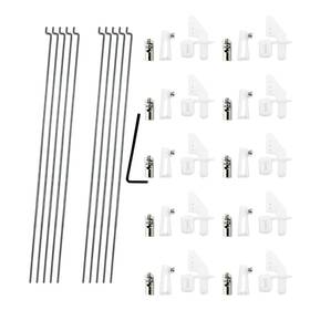 Urimpavido Eqapcl20s 10pcs 1.2 X 200mm 1.2x204mm Pushrod 1.3mm Connector Black