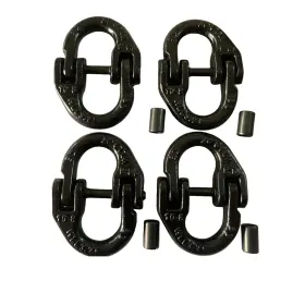 Hdk3t Utftfwlw 3/8 Inch Trailer Safety Chain Connector Link Tow Hitch Connecting