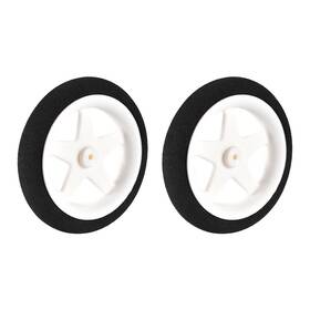 Uxcell 041814529844 2pcs Rc Model Plane Aircraft Wheel Micro Sport 0.07 Inch X 2.16