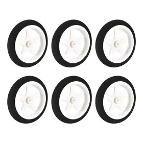 Uxcell 041814530017 6pcs Rc Model Plane Aircraft Wheel Micro Sport 0.07 Inch X 2.5