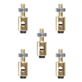 Uxcell 619668360212 D4x1.6mm Golden Push Rod 11mm Length