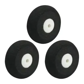 Uxcell 632702234348 3 X Rc Model Airplane Super Light Sponge Tire Tail Wheel 25mm 1 Inch