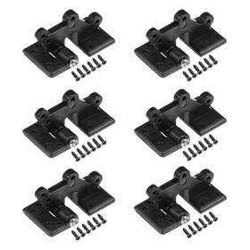 Uxcell 632702520236 6 X Rc Hinges Adjustable Hatch Hinge L30 W16 Mm For Model Part Black