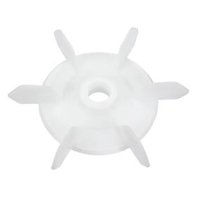 Uxcell 632702522162 148 20mm D Shaft Replacement White Plastic 6 Impeller Motor Fan Vanes
