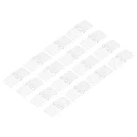 Uxcell 632702867270 16pcs Rc Hinges 0.9 Inch X0.5 Adjustable Model Airplane Square Plastic Loose-leaf