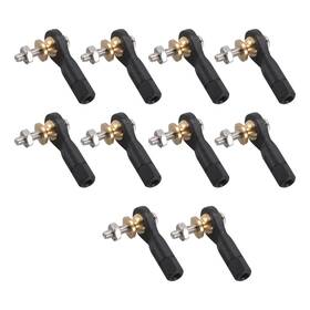 Uxcell 632702981525 10pcs M2 2.0xl19mm Tie Rod End Ball Head W Screws And Nut For Rc Robot