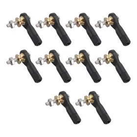 Uxcell 632702981525 10pcs M2 2.0xl19mm Tie Rod End Ball Head W Screws And Nut For Rc Robot
