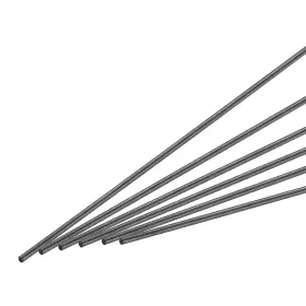 Uxcell 634149551774 12 Pack Carbon Fiber Rod 2mm X 150mm For Rc Plane Diy Quadcopter Arm