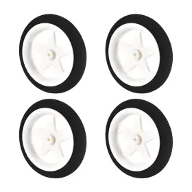 Uxcell 641832961550 4pcs Rc Model Plane Aircraft Wheel Micro Sport 0.07 Inch X 3