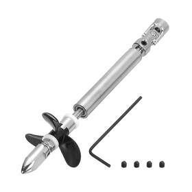 Uxcell 666381990219 Drive Shaft W Propeller And Universal Joint L100mm For 3.17mm Motor