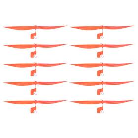 Uxcell 678202261286 Plastic Propeller Props Blade7 Inch Orange Pack Of 10