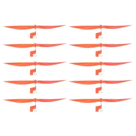 Uxcell 678202261286 Plastic Propeller Props Blade7 Inch Orange Pack Of 10