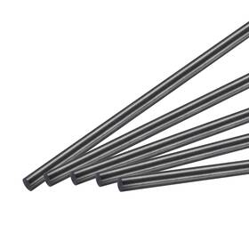 Uxcell 679209296646 6 Pack Carbon Fiber Rod 6mm X 150mm For Rc Plane Diy Quadcopter Arm