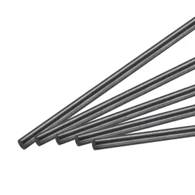 Uxcell 679209296646 6 Pack Carbon Fiber Rod 6mm X 150mm For Rc Plane Diy Quadcopter Arm