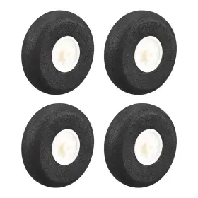 Uxcell 683007244181 Rc Airplane Wheels - 4pcs Aircraft Sponge 2 Inch X 0.1
