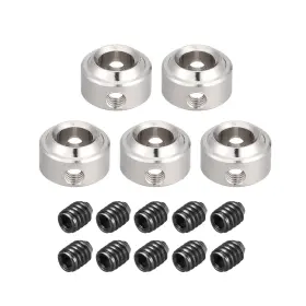 Uxcell 688391505870 5pcs Rc Airplane Plane Landing Gear Wheel Stop 5.1mm Shaft Hole Dia